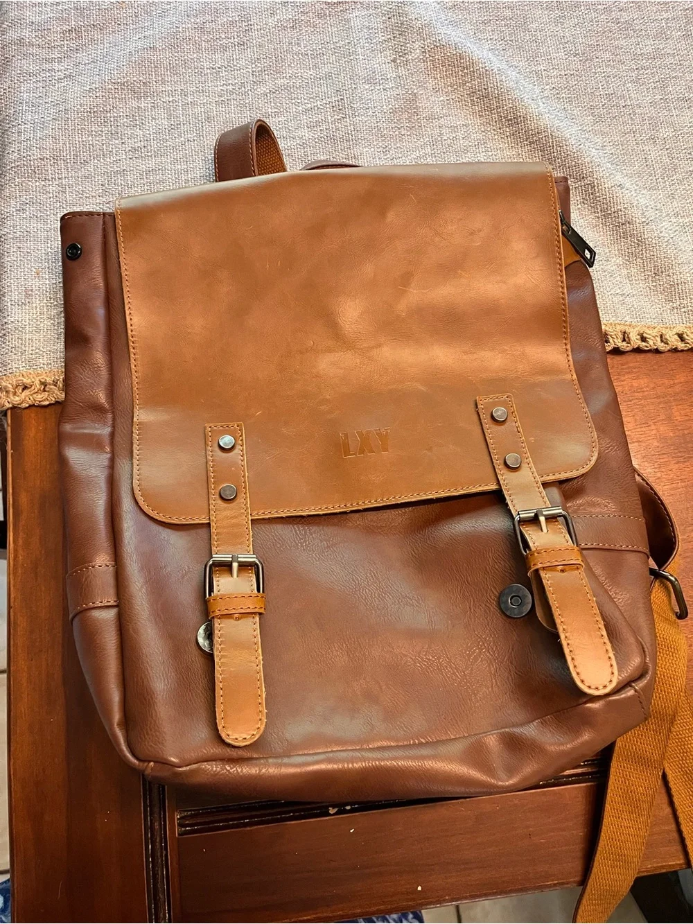 Leatherish bookbag